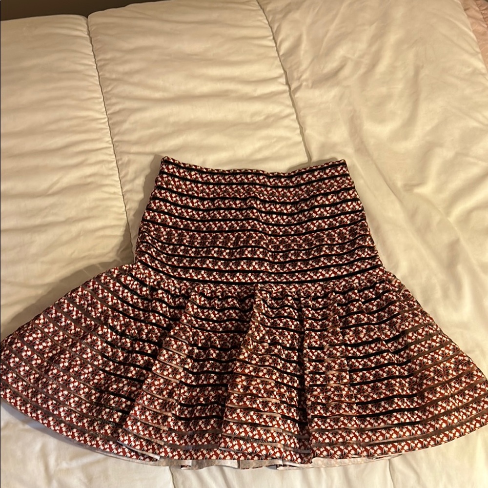 Maje Patterned mini Skirt